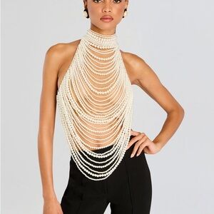 Retrofête ELSIE PEARL TOP Size Small